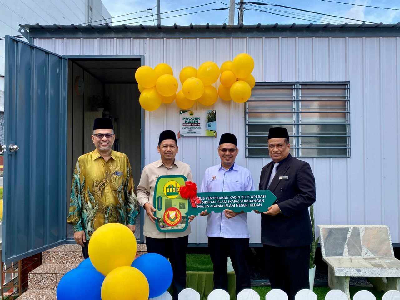 MAJLIS PENYERAHAN PROJEK KABIN GURU KAFA TAHUN 2025 SUMBANGAN MAJLIS AGAMA ISLAM NEGERI KEDAH DI SEKOLAH KEBANGSAAN WAN SULAIMAN SIDIQ, ALOR SETAR, KEDAH